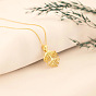 304 Stainless Steel Tree of Soul Pendant Necklaces for Women
