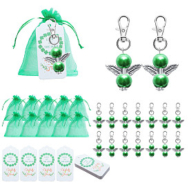 St. Patrick's Day Theme Angel Keychain Irish Day Party Supplies Holiday Masquerade Clover