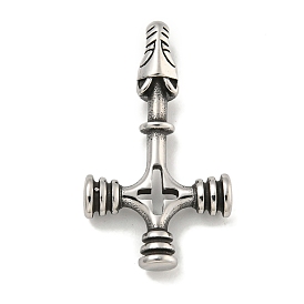 Viking 316 Surgical Stainless Steel Pendants, Pewter Dragon Thor's Hammer Charm