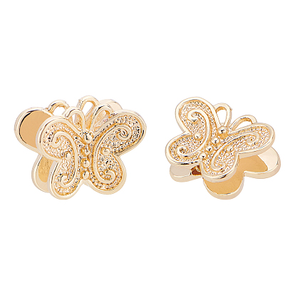 Латунные бусины, бабочка