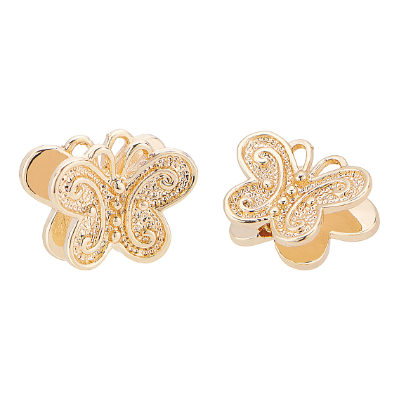 Латунные бусины, бабочка