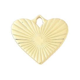 Латунные подвески, сердце прелести, стойки покрытие, долговечный, без кадмия и без свинца