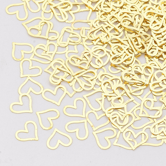 Messing Cabochons, Nagelkunstdekoration Zubehör, Herz