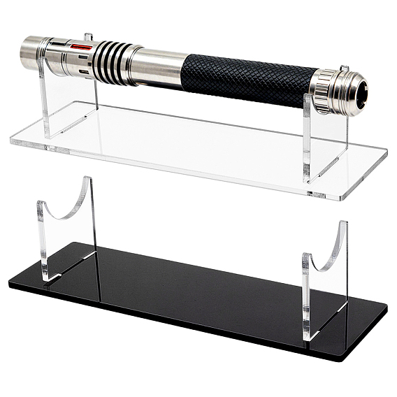 2шт. 2цветные акриловые подставки для демонстрации одного меча, Подставка для волшебной палочки для украшения дома