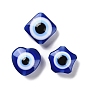 Непрозрачные шарики cmолы, злой стиль глаз, темно-синий