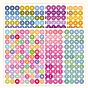 Letter A~Z PVC Plastic Stickers, Self-adhesive Decals, for Card-Making, Scrapbooking, Mobile Phone Shell, Notebooks