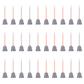 Пластиковые насадки для смешивания эпоксидной смолы, насадка для смешивания для клея ab