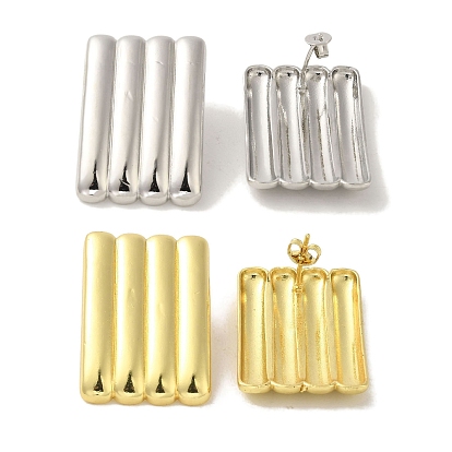 Латунь серьги, без кадмия и без свинца, прямоугольные