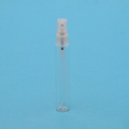Mini vaporisateurs en verre rechargeables, avec pulvérisateur à brouillard fin en plastique et capuchon anti-poussière, pour le parfum, huile essentielle