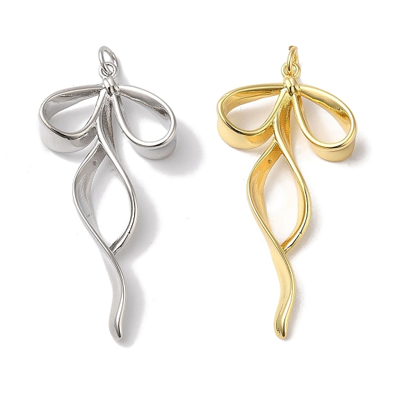 Стойки обшивки латунные подвески, с целью перехода в кольце, долговечный, без свинца и без кадмия, бантом