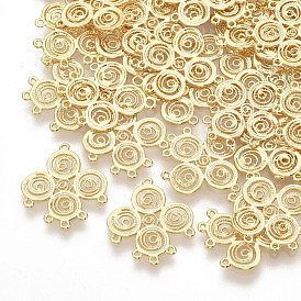 Brass Chandelier Component Links, Flower