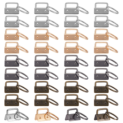 80шт. 4 цвета, концы ленты для утюга с кольцами