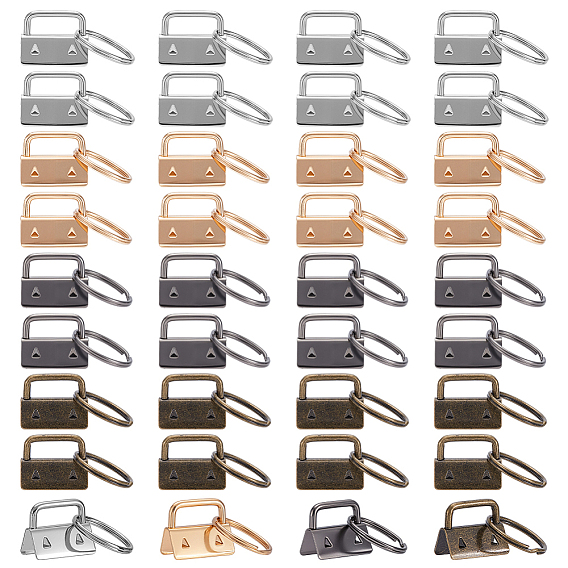 80шт. 4 цвета, концы ленты для утюга с кольцами