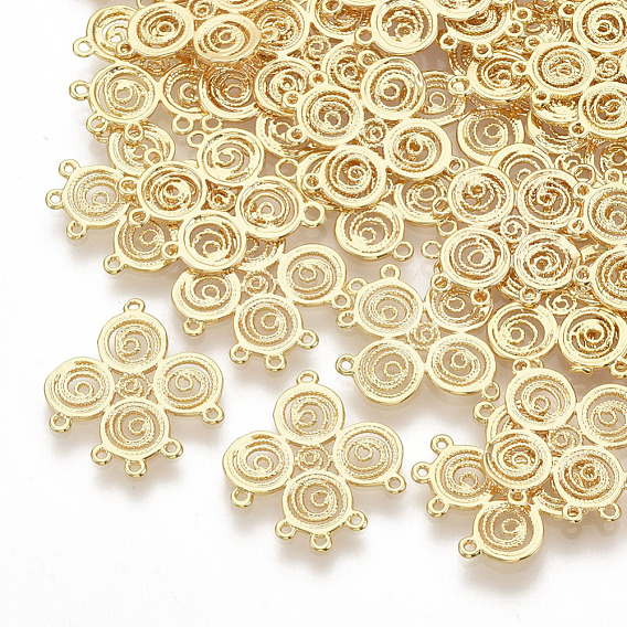 Brass Chandelier Component Links, Flower