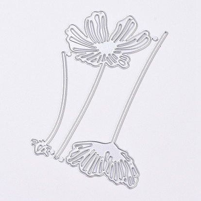 Carbon Steel Cutting Dies Stencils, for DIY Scrapbooking/Photo Album, Decorative Embossing DIY Paper Card, Flower