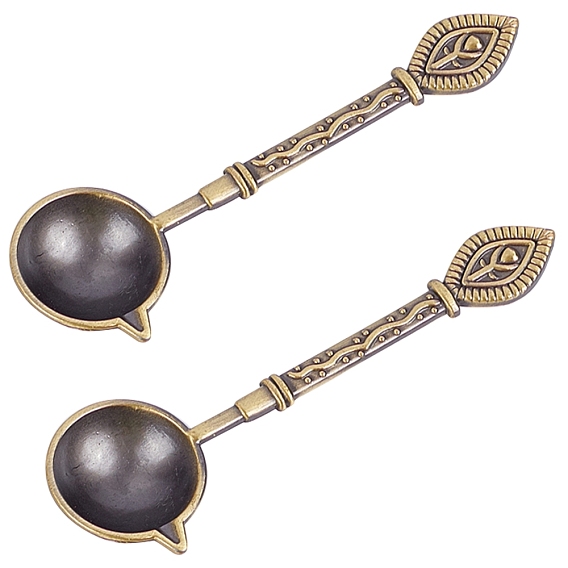 Vintage Iron Wax Sealing Stamp Melting Spoon, for Wax Seal Stamp Wedding Invitations Making
