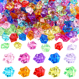 250шт. 10 цвета акриловые стразы неправильной формы, драгоценные камни из искусственного льда для наполнения ваз, украшения для дома