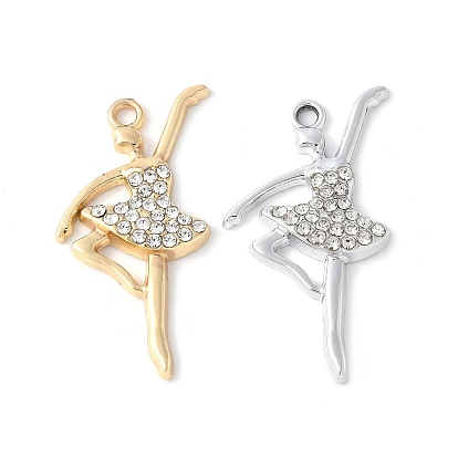 Сплава кристалла горный хрусталь подвески, стойки покрытие, без кадмия, без никеля и без свинца, балет