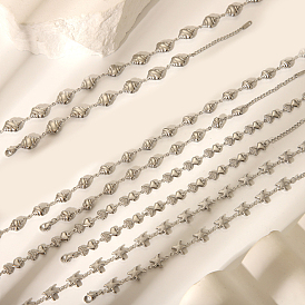 316l ювелирные изделия из хирургической нержавеющей стали цепочки ожерелья, цвет нержавеющей стали