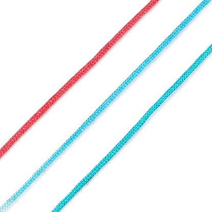 Нейлоновая нить, отрезок окрашенного китайского вязального шнура, нейлоновая нить для изготовления украшений из бисера