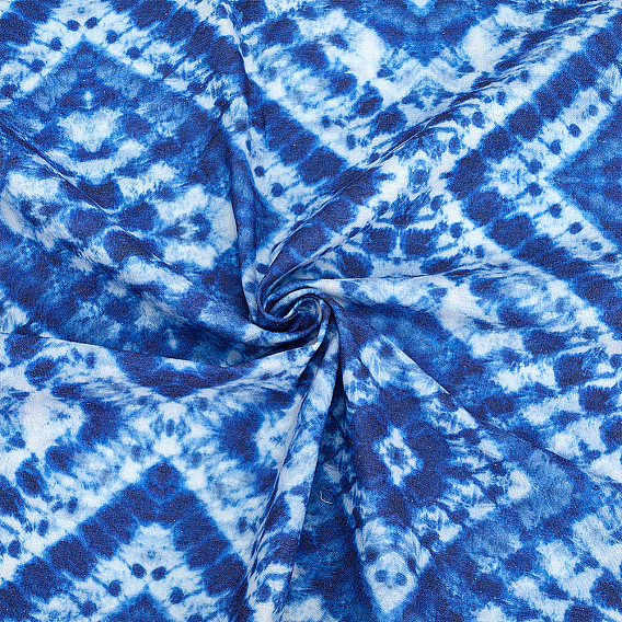 Tela de fibra teñida con la técnica tie-dye para sofá, Cama y decoración bohemia para el hogar