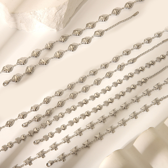 316l ювелирные изделия из хирургической нержавеющей стали цепочки ожерелья, цвет нержавеющей стали