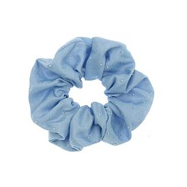 300Pcs Girls Hair Accessories, Scrunchie/Scrunchy, Polyester Rhinestones Elastic Hair Ties, Ponytail Holder