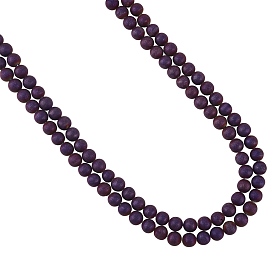 ARRICRAFT Electroplated Natural Agate Round Bead Strands, Grade A