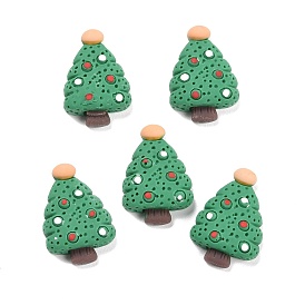 Resin Cabochons, Christmas Theme, Christmas Tree