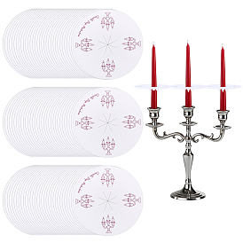 Бумажные чехлы для свечей, плоско-круглые