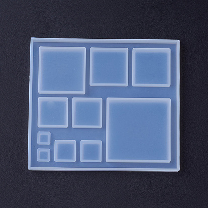 Silicone Molds, Resin Casting Molds, For UV Resin, Epoxy Resin Jewelry Making, Square