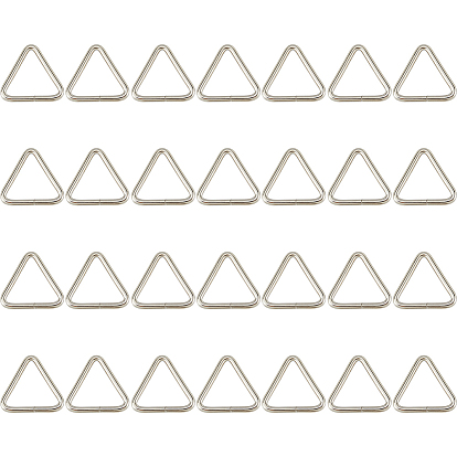 30 шт. пряжки-кольца из нержавеющей стали с треугольным креплением, для аксессуаров для батута
