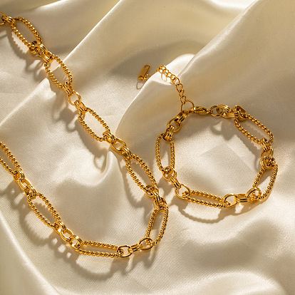 18Крученый золотой браслет из нержавеющей стали — прочные и стильные украшения из титановой стали для мужчин и женщин