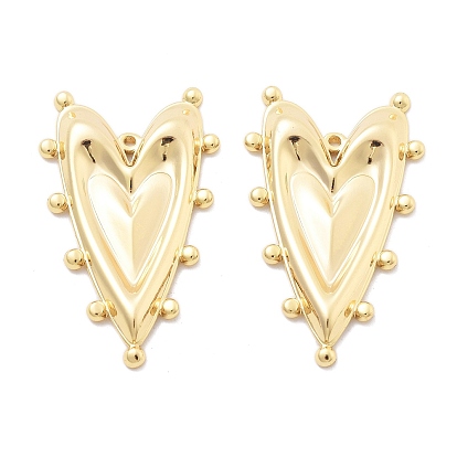 Латунные подвески, без кадмия, без никеля и без свинца, сердце