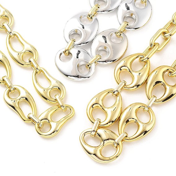 Массивные акриловые цепочки в виде кофейных зерен