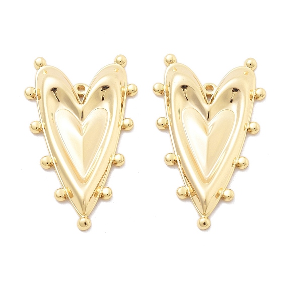 Латунные подвески, без кадмия, без никеля и без свинца, сердце