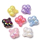 Plating Opaque Acrylic Beads, Iridescent, Balloon