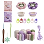 May Lily of Valley Coaster Knitting Kits for Beginners, Flower Cup Mat Crochet Starter Kits with Instructions