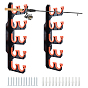 1 Bag Plastic Wall-mounted Fishing Rod Holders