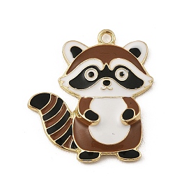 Подвески из эмали и сплава, амулеты из енота, золотые