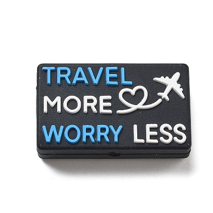 Прямоугольник с надписью пищевые экологически чистые силиконовые фокусные бусины, изготовление ожерелий diy