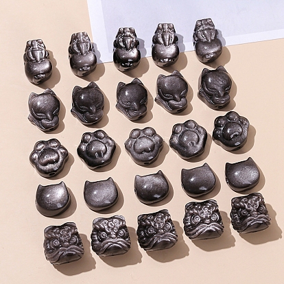 Natural Obsidian Beads