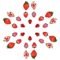Комплекты подвесок в виде клубники, 30 шт. 5 стили подвески из смолы и акрила
