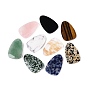 Natural & Synthetic Gemstone Pendants, Teardrop Charms, Faceted