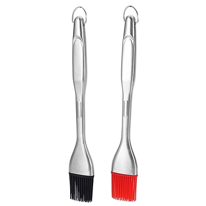 Кисти с силиконовым маслом, с 304 ручкой из нержавеющей стали, инструмент для выпечки