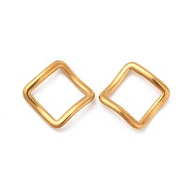 304 нержавеющей стали связывающий кольца, витой квадрат