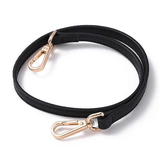 Кожаные ремни для сумок, с поворотными застежками из цинкового сплава, аксессуары для замены ручки сумки