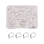 304 Stainless Steel Leverback Earring Findings, with Loop