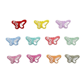 Food Grade Silicone Focal Beads, Silicone Teething Beads, Butterfly
