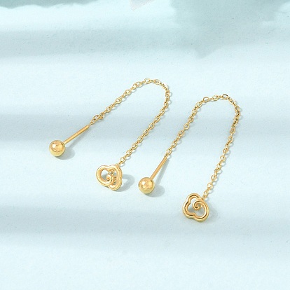 304 Stainless Steel Ear Thread for Women, Cloud
